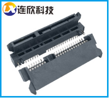 深圳SATA連接器母座 7+15PIN連接器插座22Pin H6.74MM帶魚叉腳